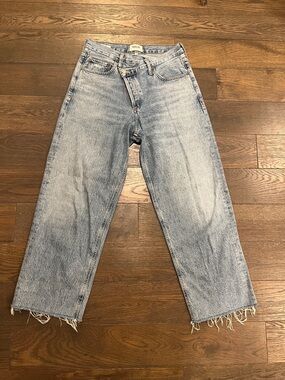 Agolde Criss Cross Jean raw hem 26